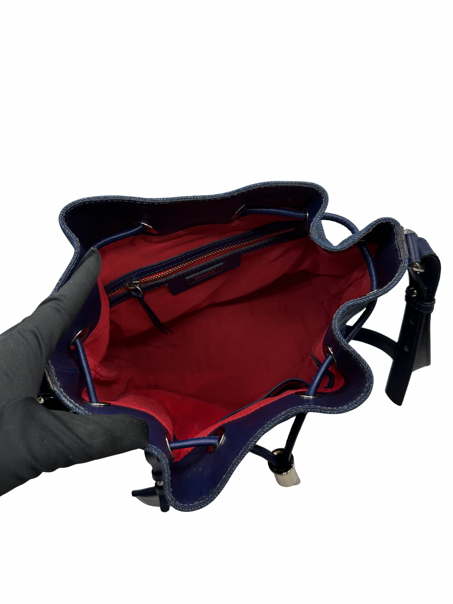 Cartera Azul Schutz Bucket Bag