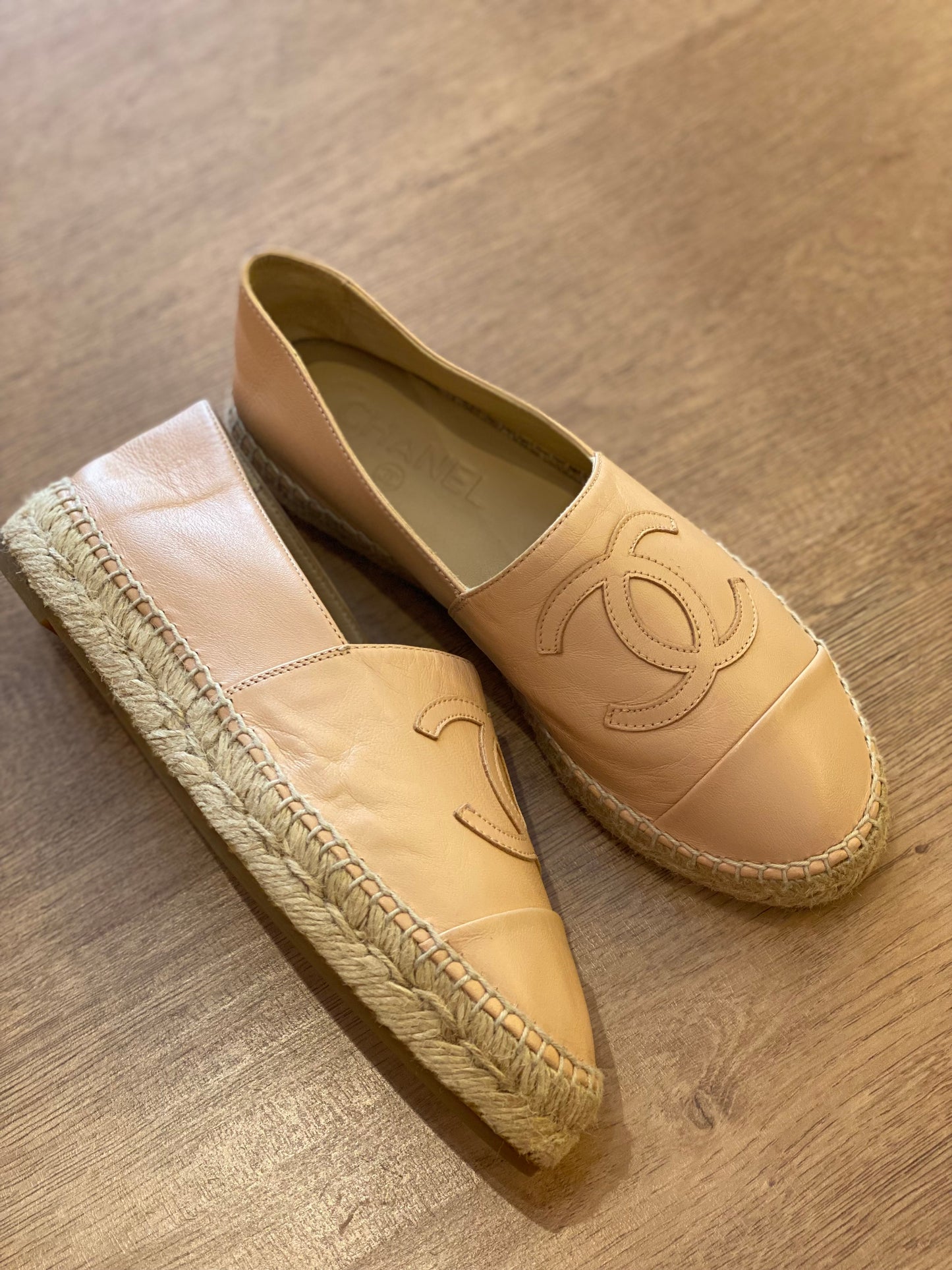 Alpargata Chanel Espadrille Rosa (36)