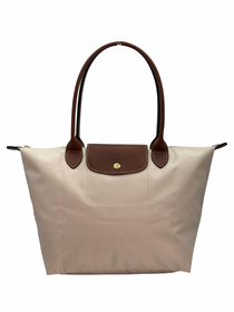Cartera Beige Longchamp Le Pliage (M)