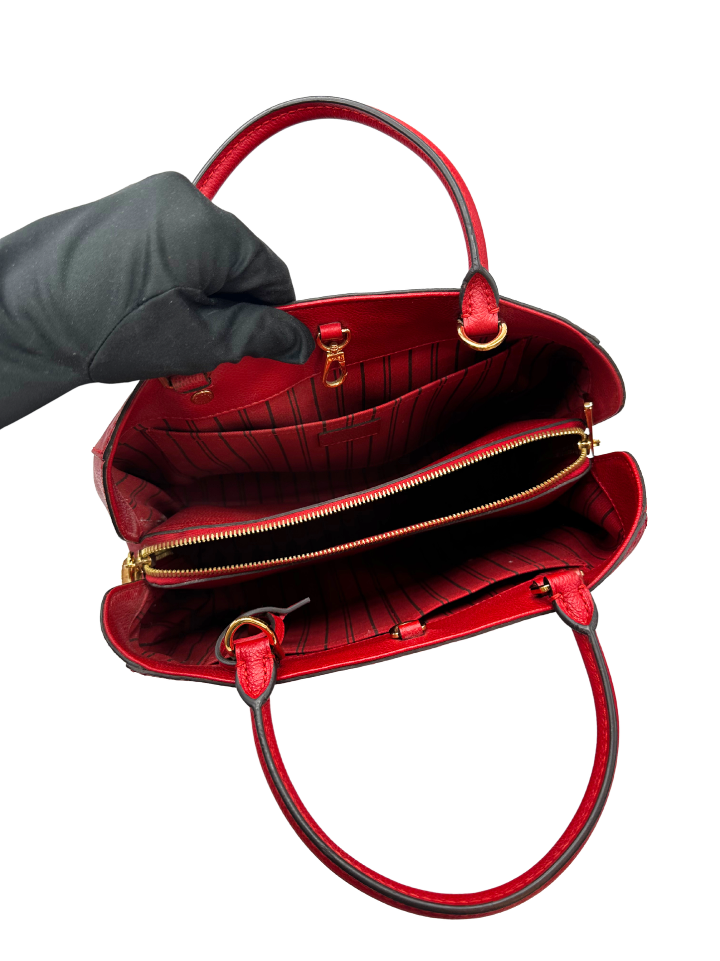 Cartera Roja Louis Vuitton Montaigne