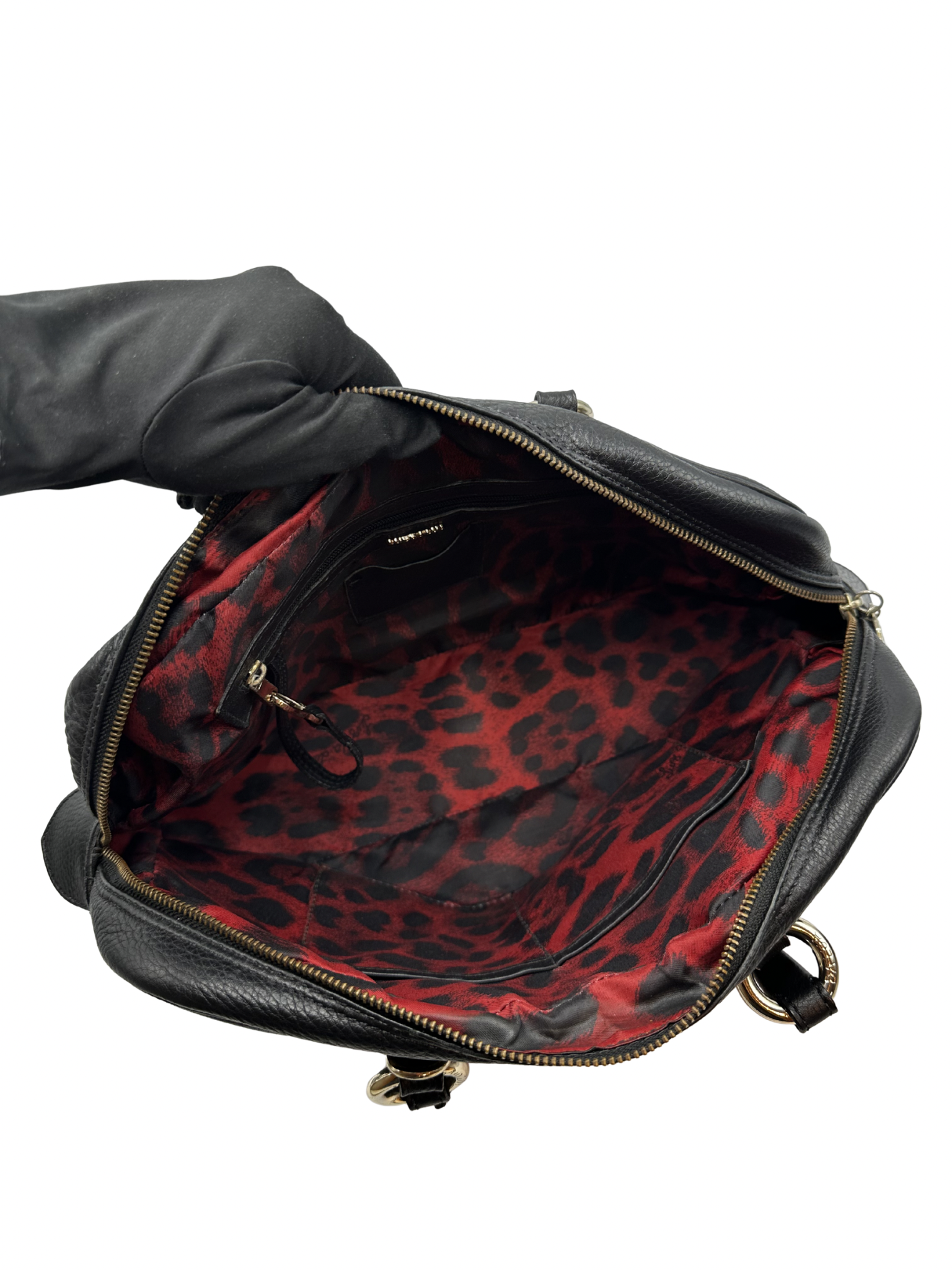 Cartera de Mano Negra Luz Da Lua