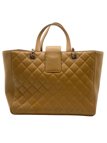 Cartera Chanel CC Box Shopping Tote Large