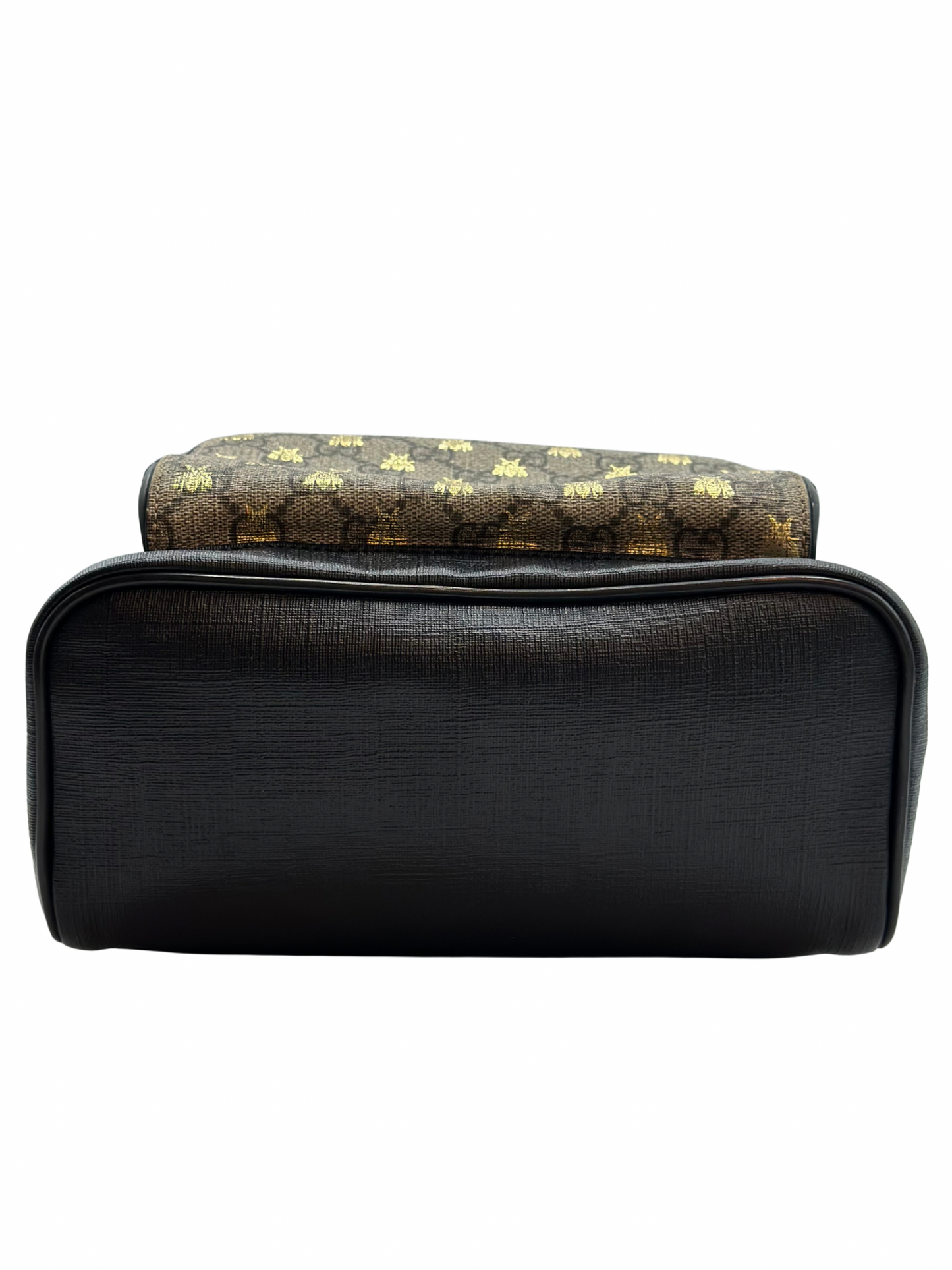 Mochila Pequeña Gucci GG Supreme Gold Bees