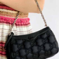 Bolso de Hombro Gucci GG Matelassé Negro de Cuero