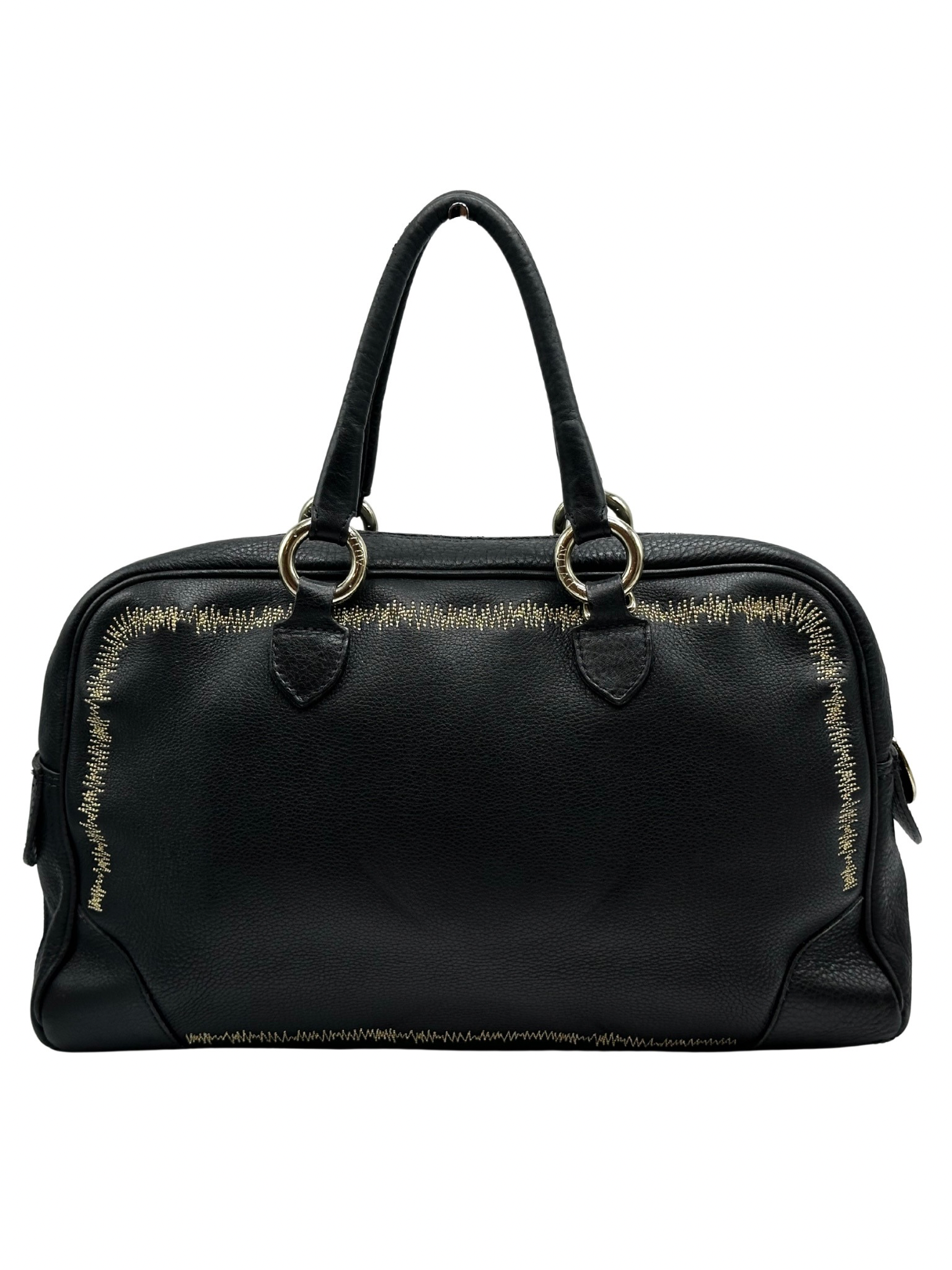 Cartera de Mano Negra Luz Da Lua