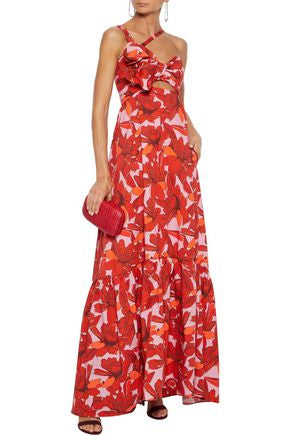 Vestido Johanna Ortiz CutOut Floral (Talle 4)