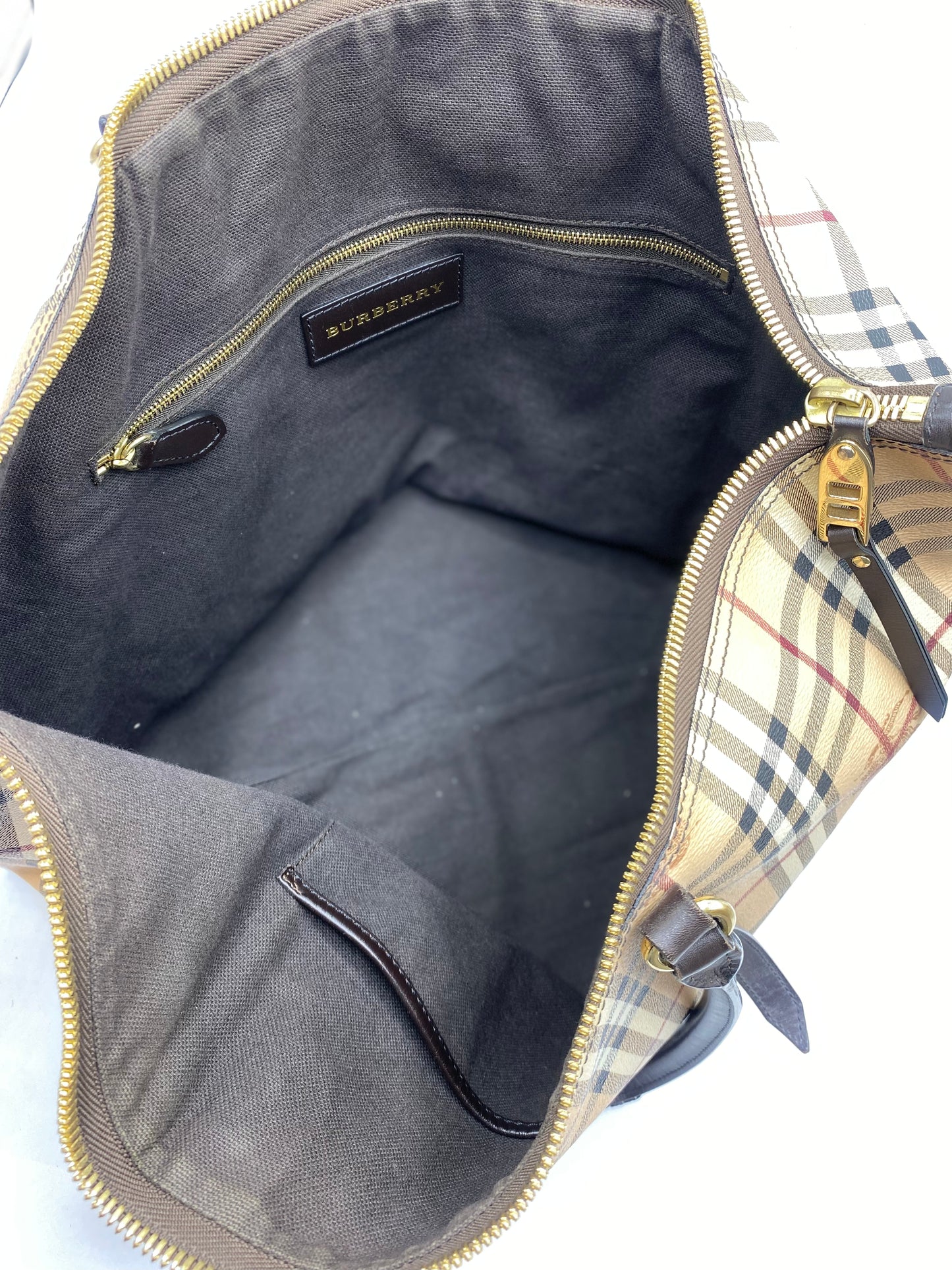 Cartera Burberry Haymarket Tote