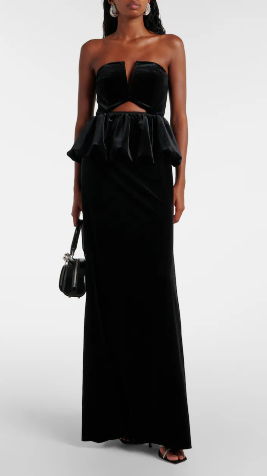 Vestido Negro Self-Portrait (M)