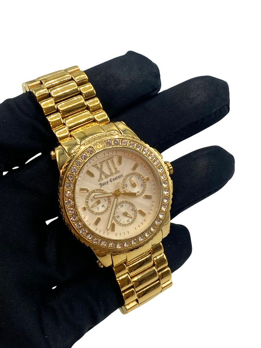 Reloj Tono Dorado con Cristales Juicy Couture