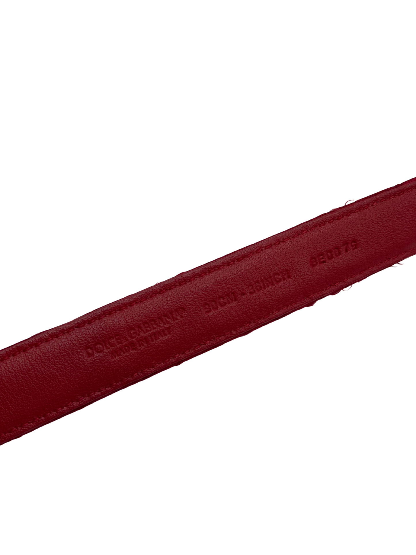 Cinto Rojo Dolce & Gabanna (90cm)