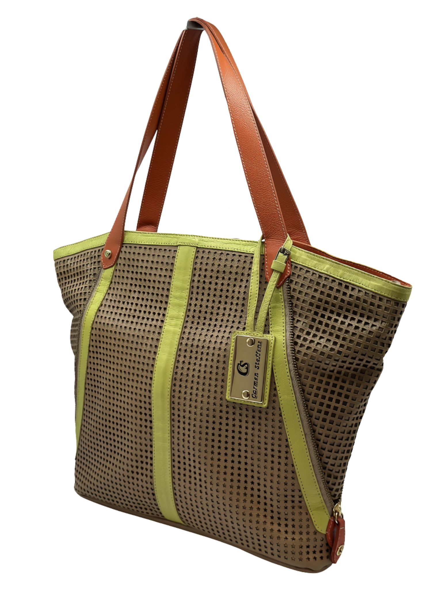 Cartera Beige Carmen Steffens Tote Bag