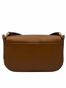 Cartera Marrón de Cuero Michael Kors Samira