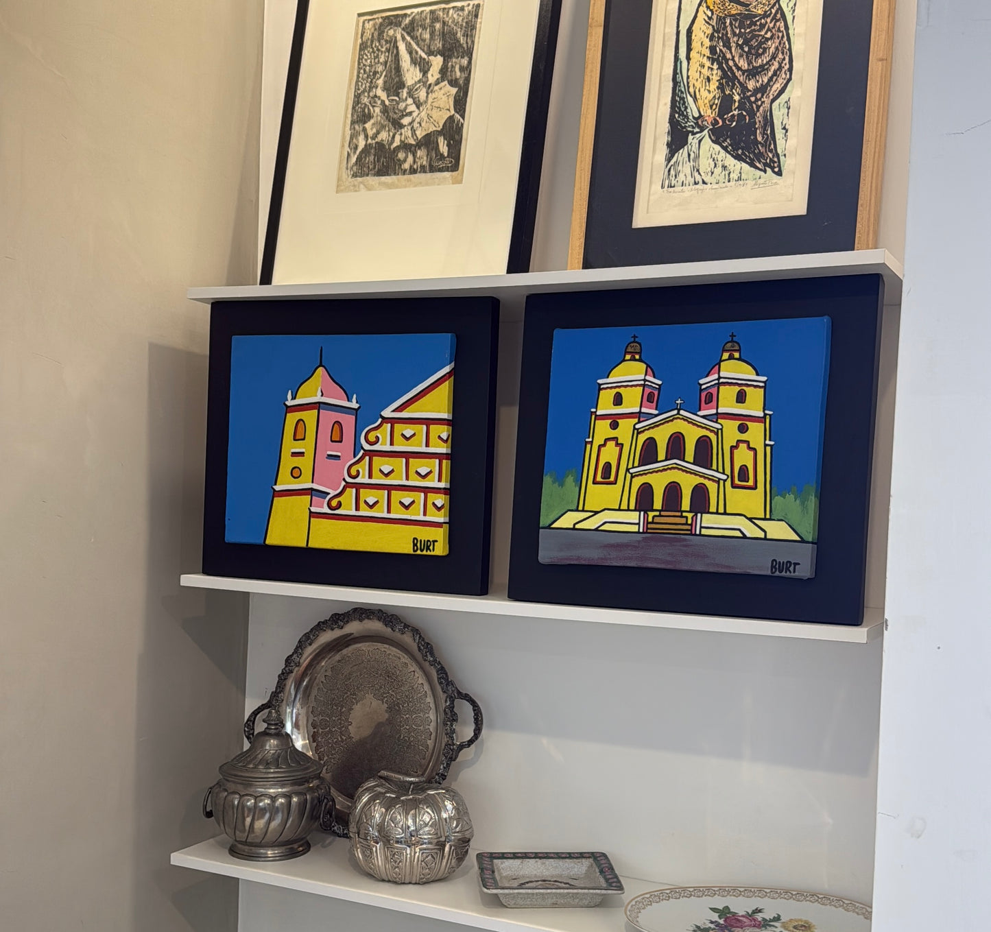 Cuadro "Iglesia Trinidad" de Burt 30 x 35 cm.