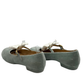 Chatitas Chanel Mary Jane Velvet Ballet Flats (40)