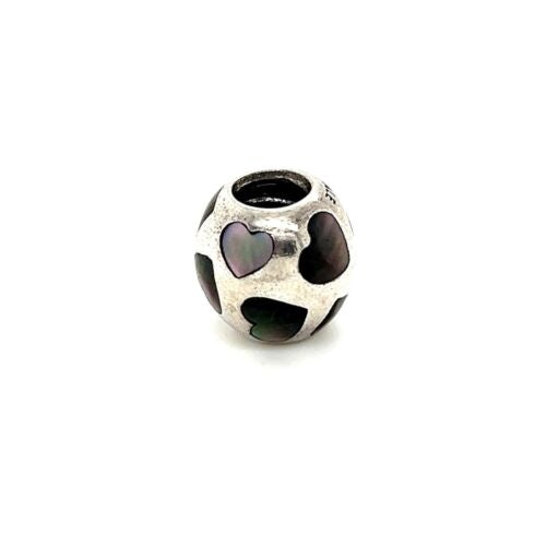 Charm Pandora Enamel Heart Black