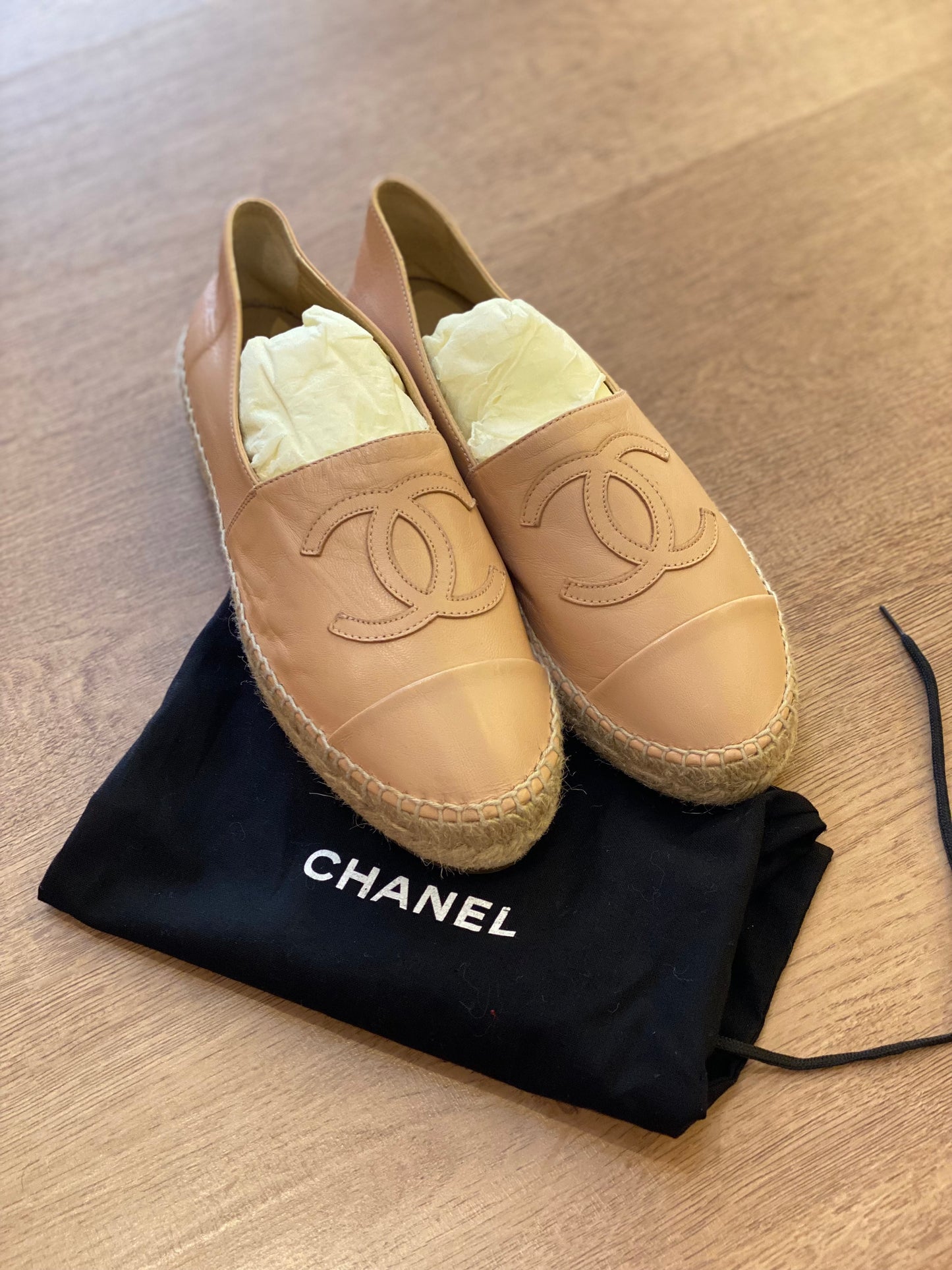 Alpargata Chanel Espadrille Rosa (36)