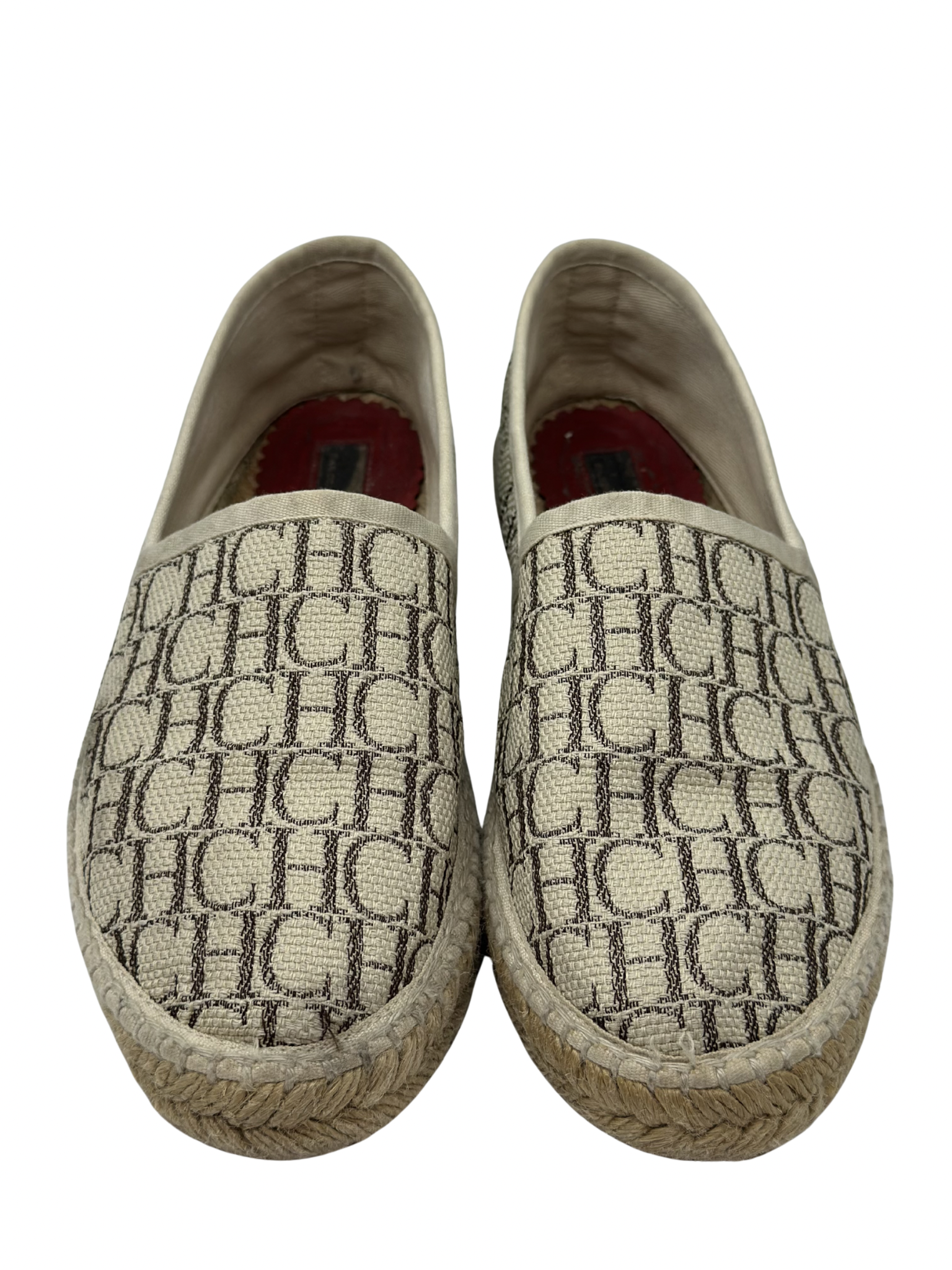Alpargatas Beige Carolina Herrera Monogram (36)