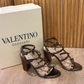 Sandalias Bronce Valentino Garavani Rockstud (37.5)