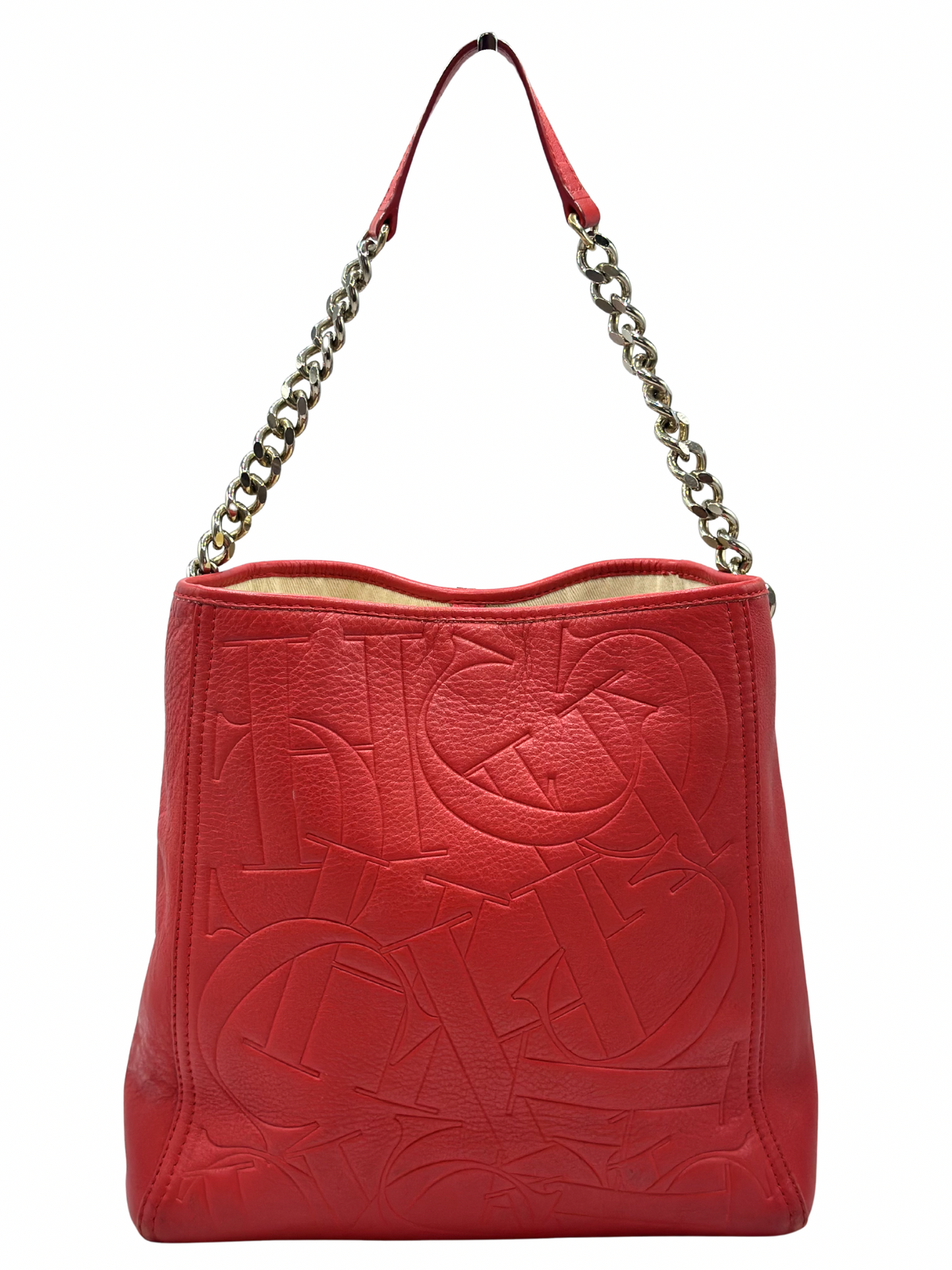 Bolso Rojo Carolina Herrera Monogram