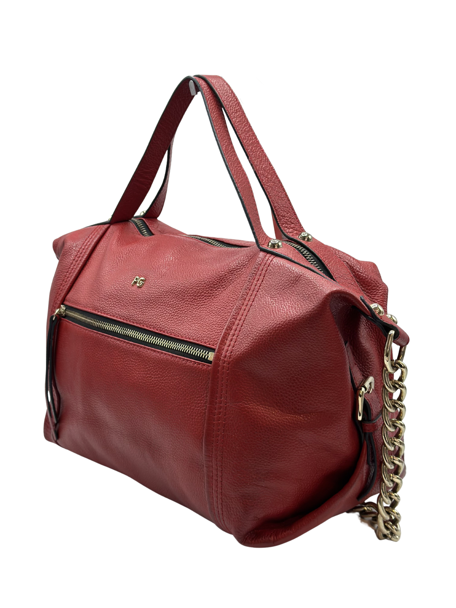 Cartera Roja con Cadena Purificación García