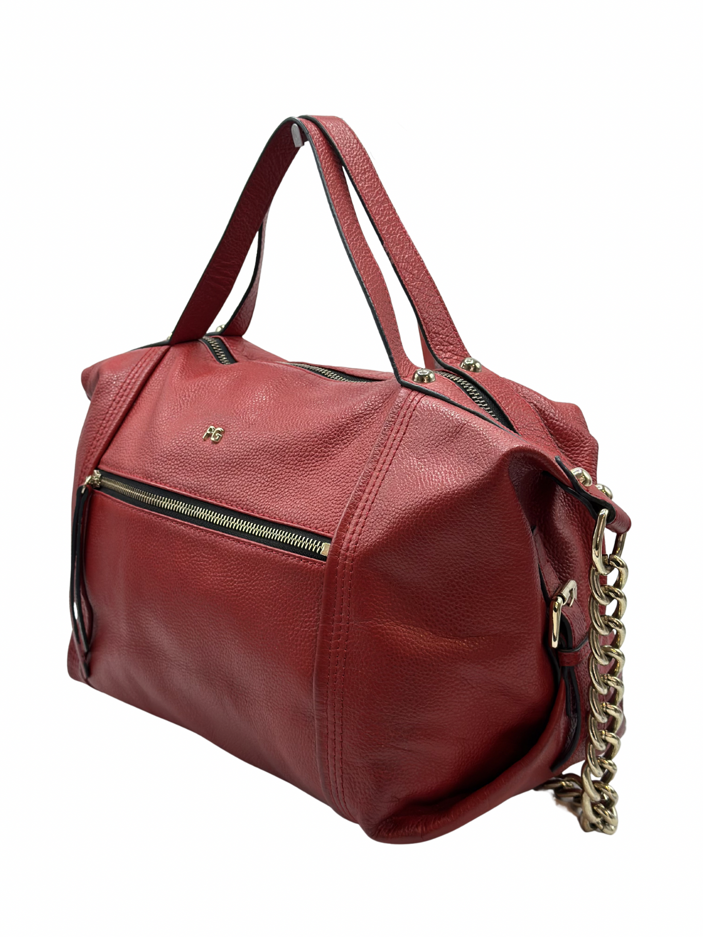 Cartera Roja con Cadena Purificación García