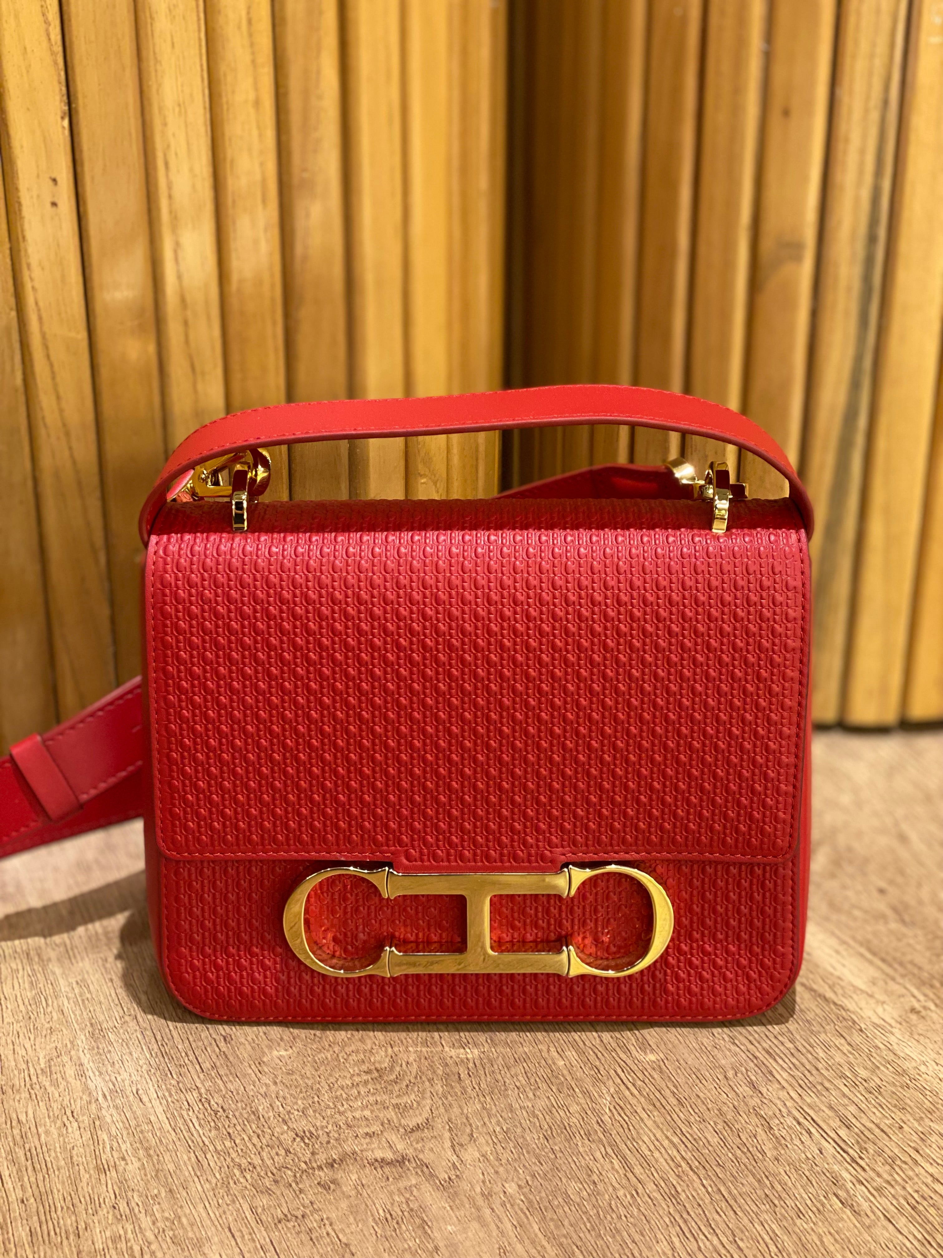 Bandolera Carolina Herrera Initials Insignia