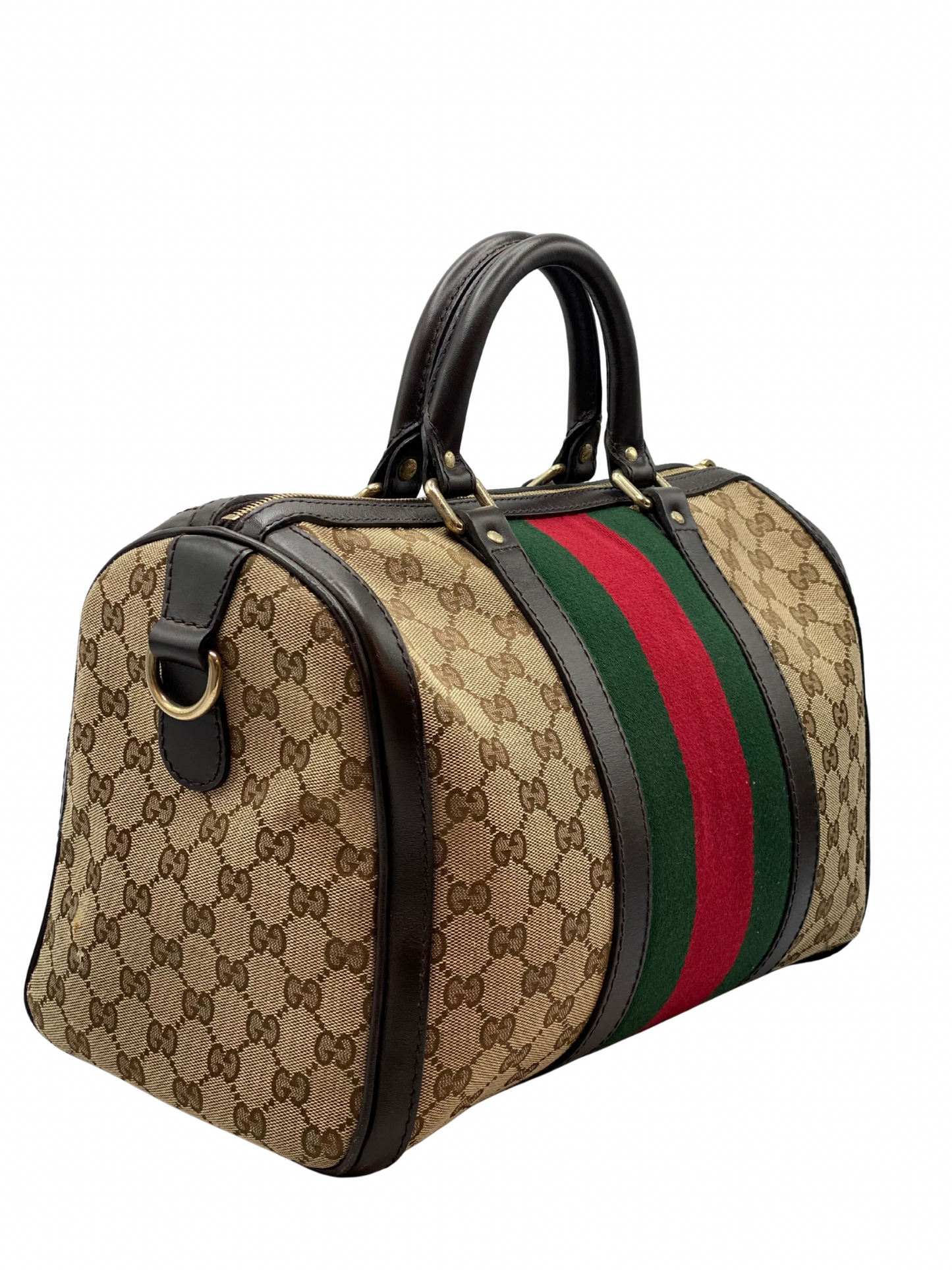 Bolso de Mano Gucci Vintage Boston Ophidia Line