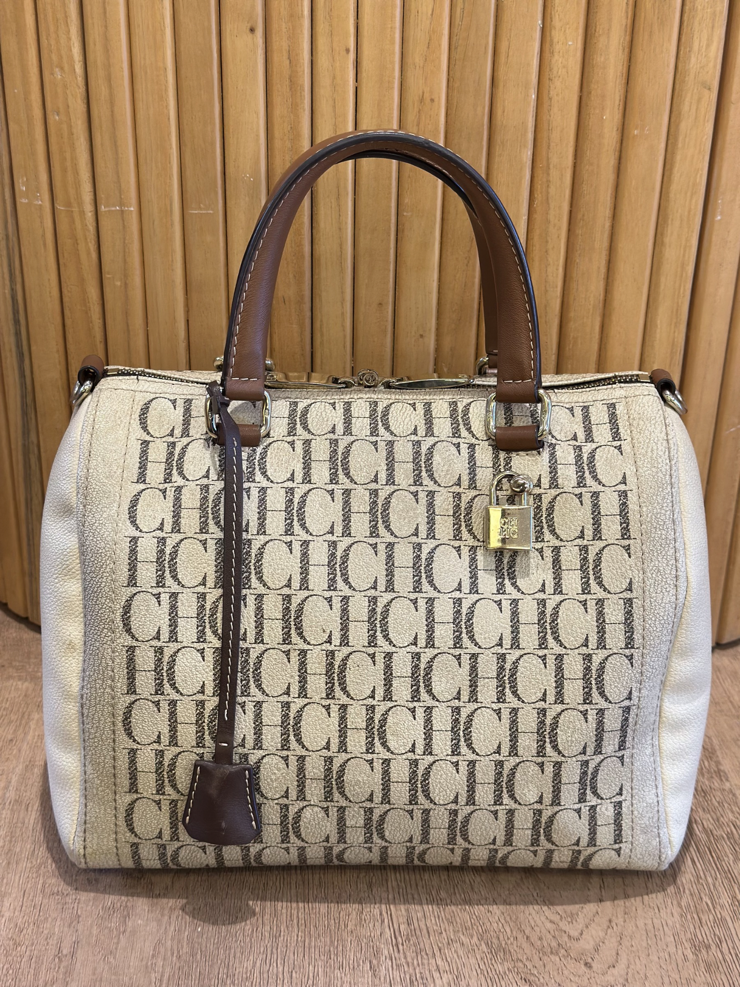 Cartera Beige Carolina Herrera Andy 7