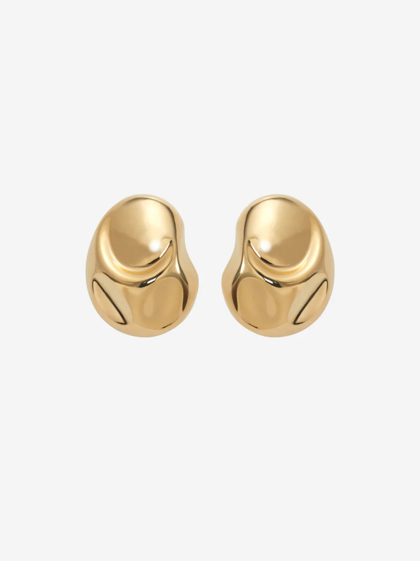 Aros Sordo Cubagua Bañado en Oro 24KT