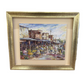 Cuadro "Mercado" de Dhlema Lopez 38 x 47 cm.