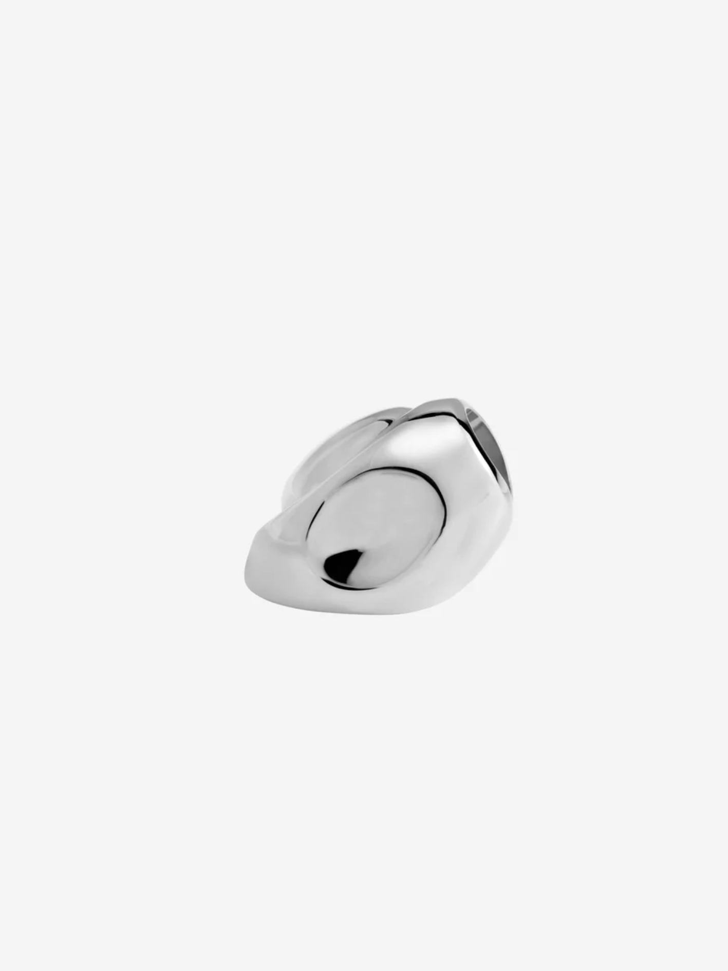 Earcuff Sordo Cubagua Bañado en Plata Large
