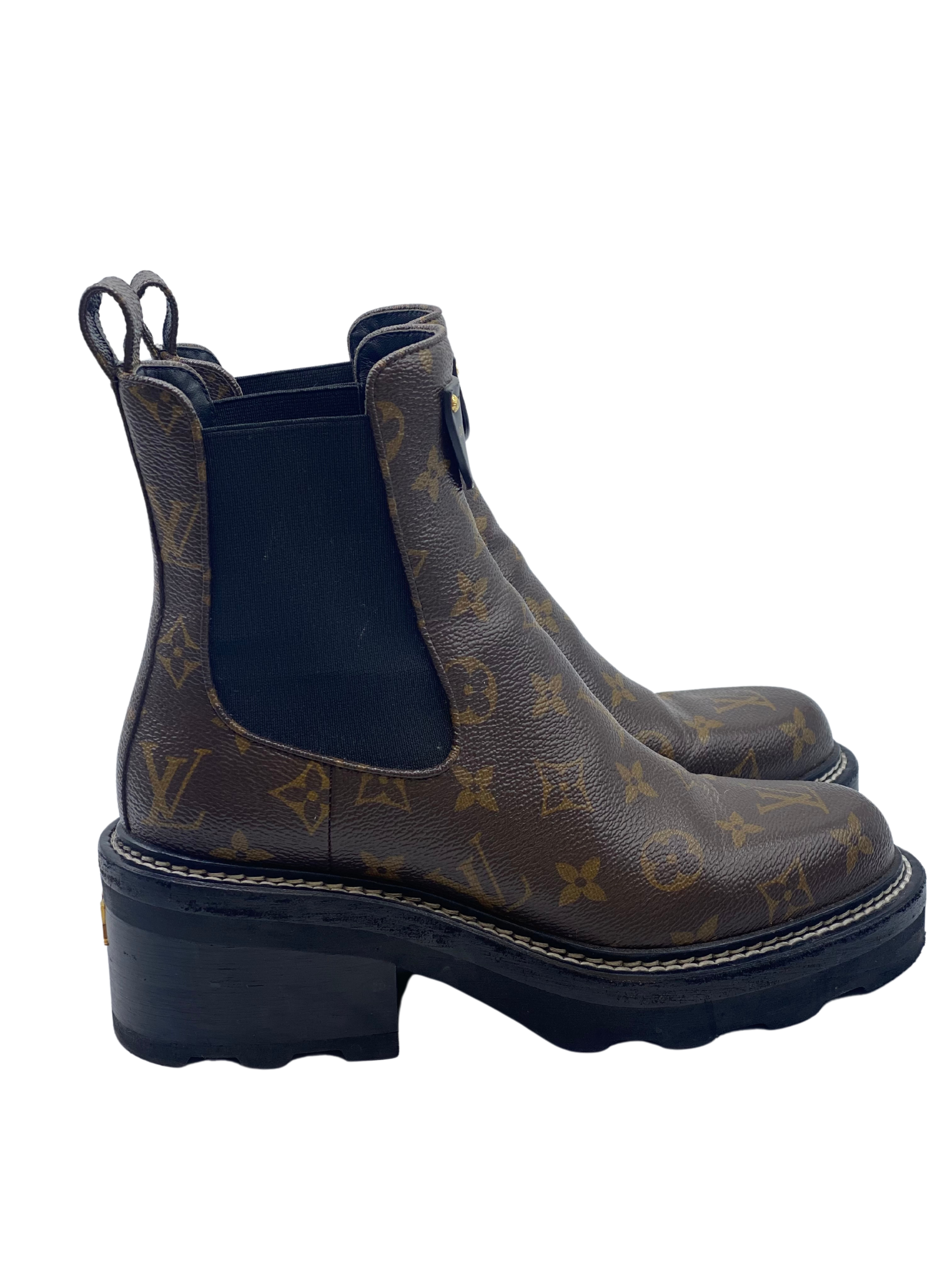 Botas Louis Vuitton Beaubourg Monogram (37)