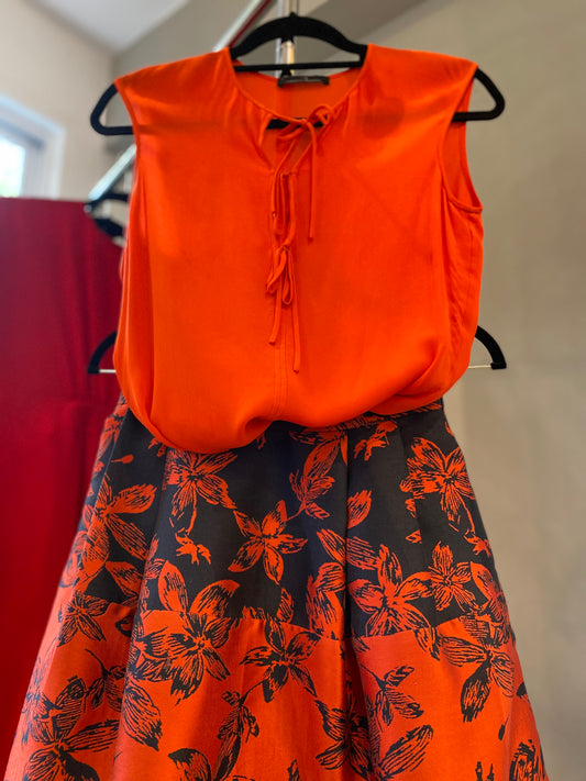 Conjunto Carolina Herrera Floral (Talle XS)