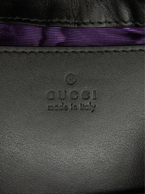 Bolso de Hombro Gucci GG Matelassé Negro de Cuero