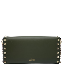 Clutch Verde Valentino Garavani Rockstud