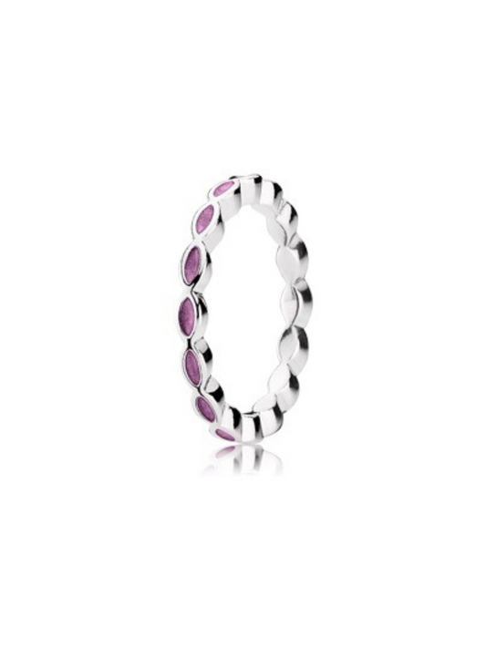 Anillo Pandora Purple Enamel