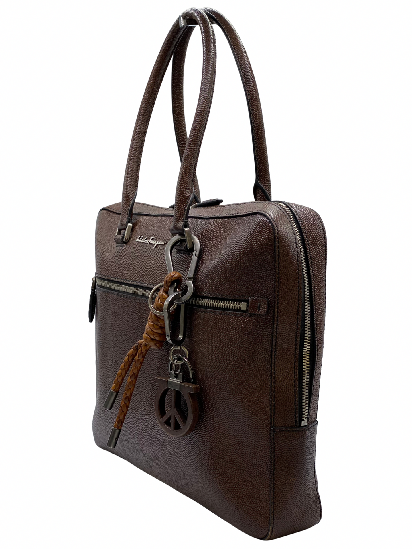 Maletín de Cuero Salvatore Ferragamo