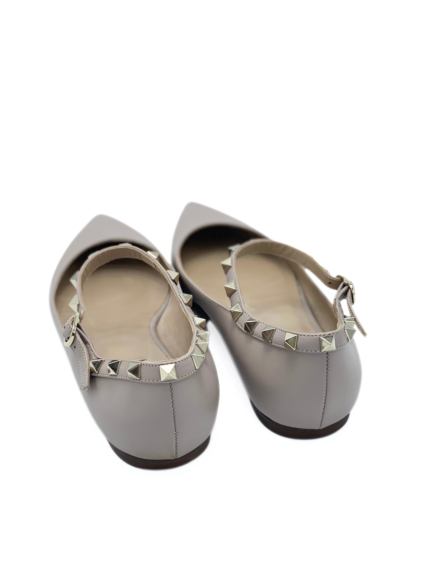 Chatita Valentino Rockstud Ballerina Flats (38)