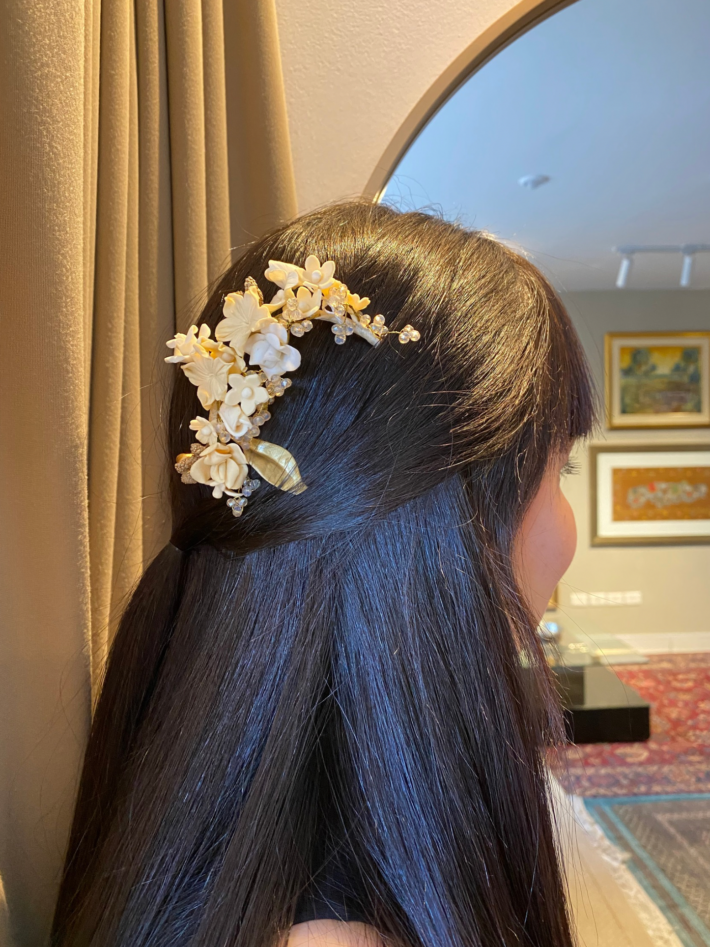 Tocado de Flores Jadiyi Yudis Maluff