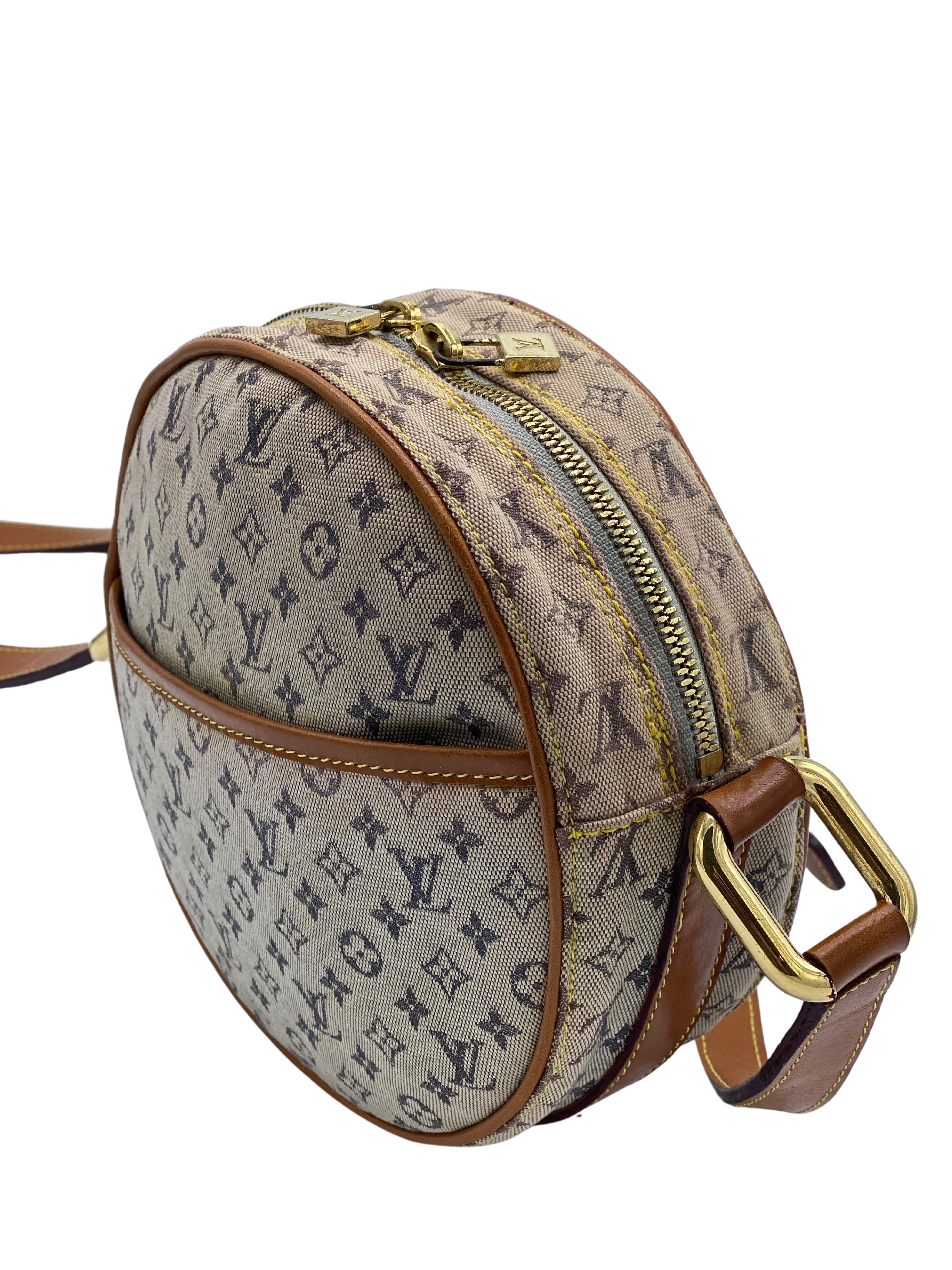 ⁠Bandolera Louis Vuitton Jeanne MM Blue Monogram