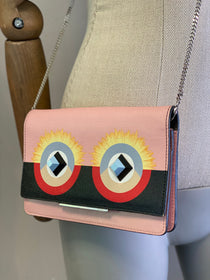 Cartera Fendi Monster Elite Wallet on Chain