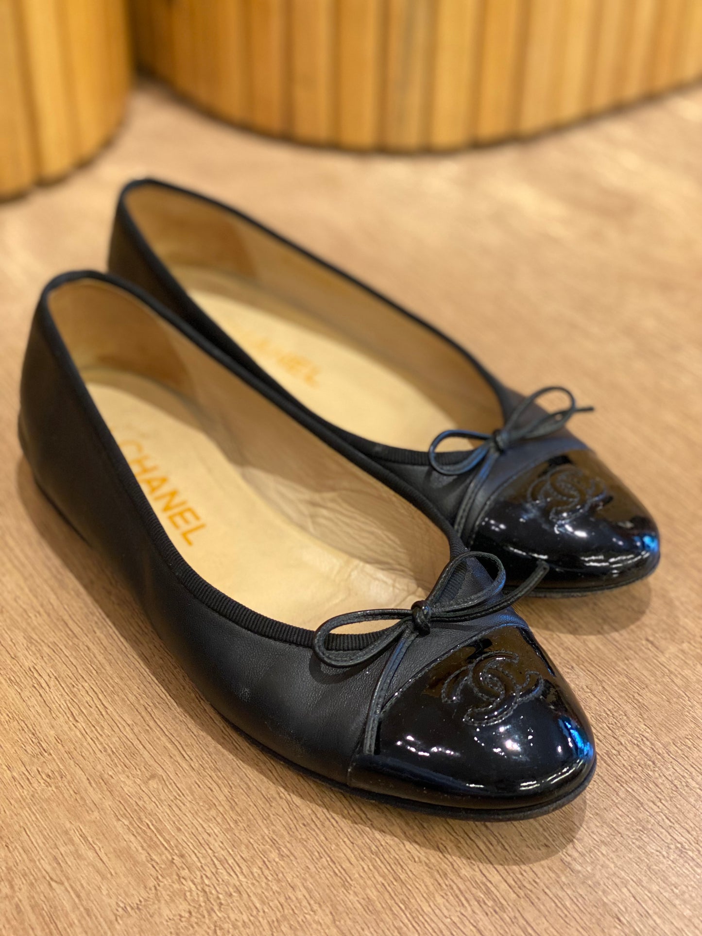 Chatita Bailarina Chanel Negra (38.5)