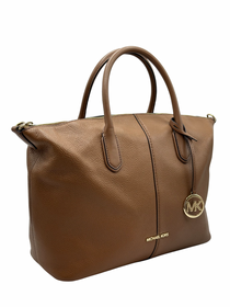 Cartera Marrón Michael Kors Hyde Large Satchel