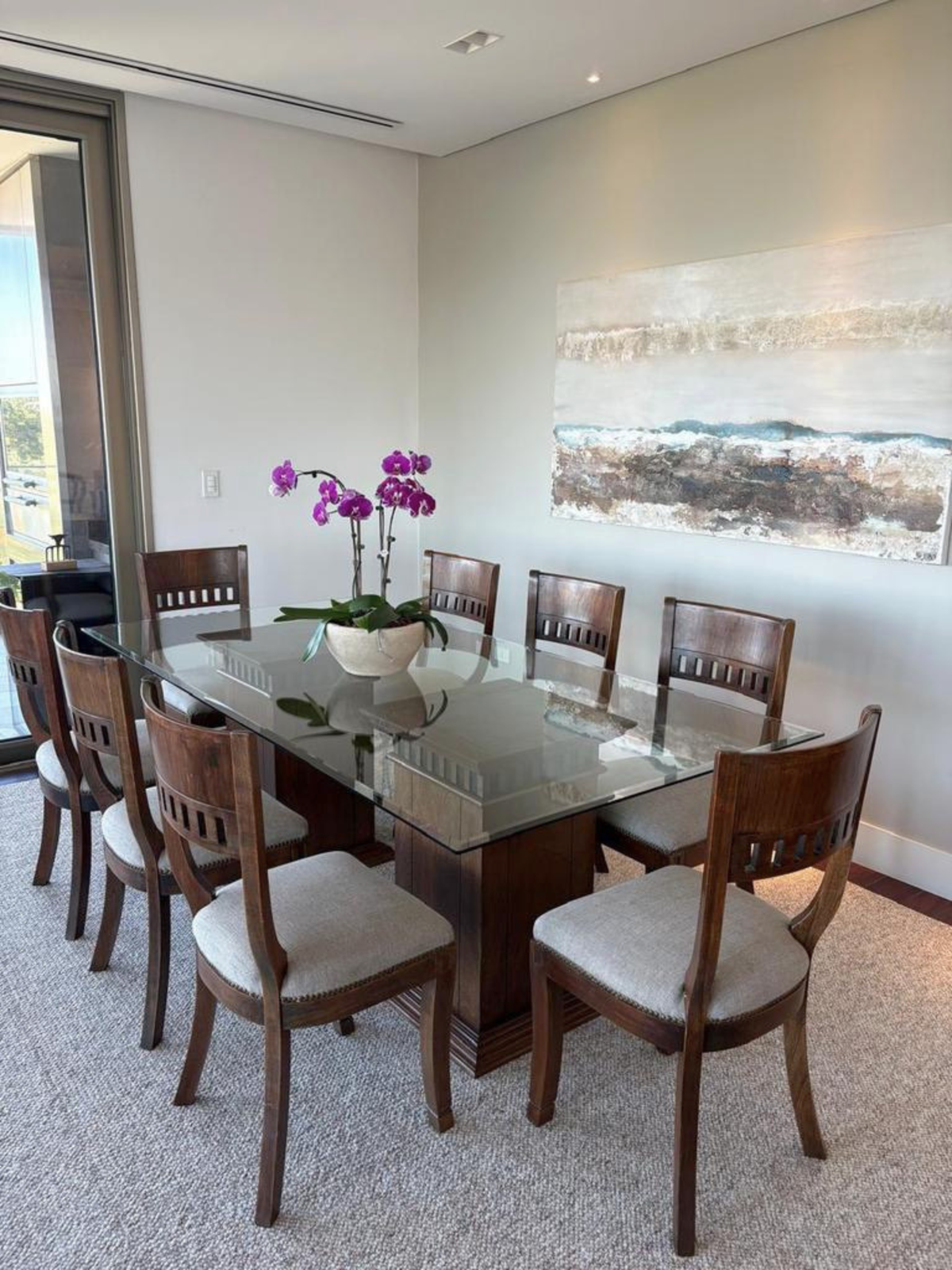 Juego de Comedor Mesa + 8 Sillas