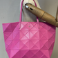 Cartera Purificación García Origami Fucsia