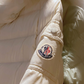 Campera Acolchada Blanca Moncler (Talle S)