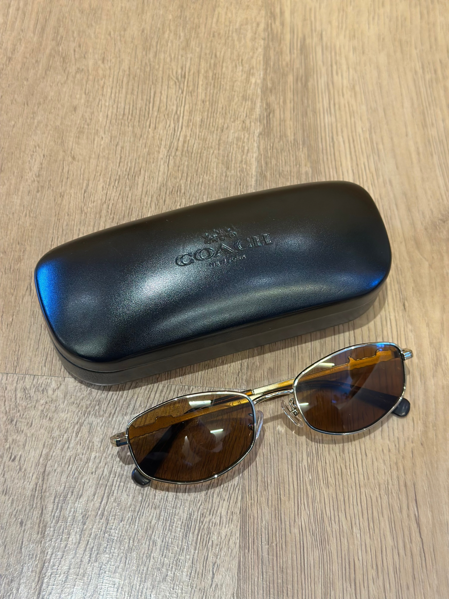 Lentes de Sol Coach Shiny Light Gold
