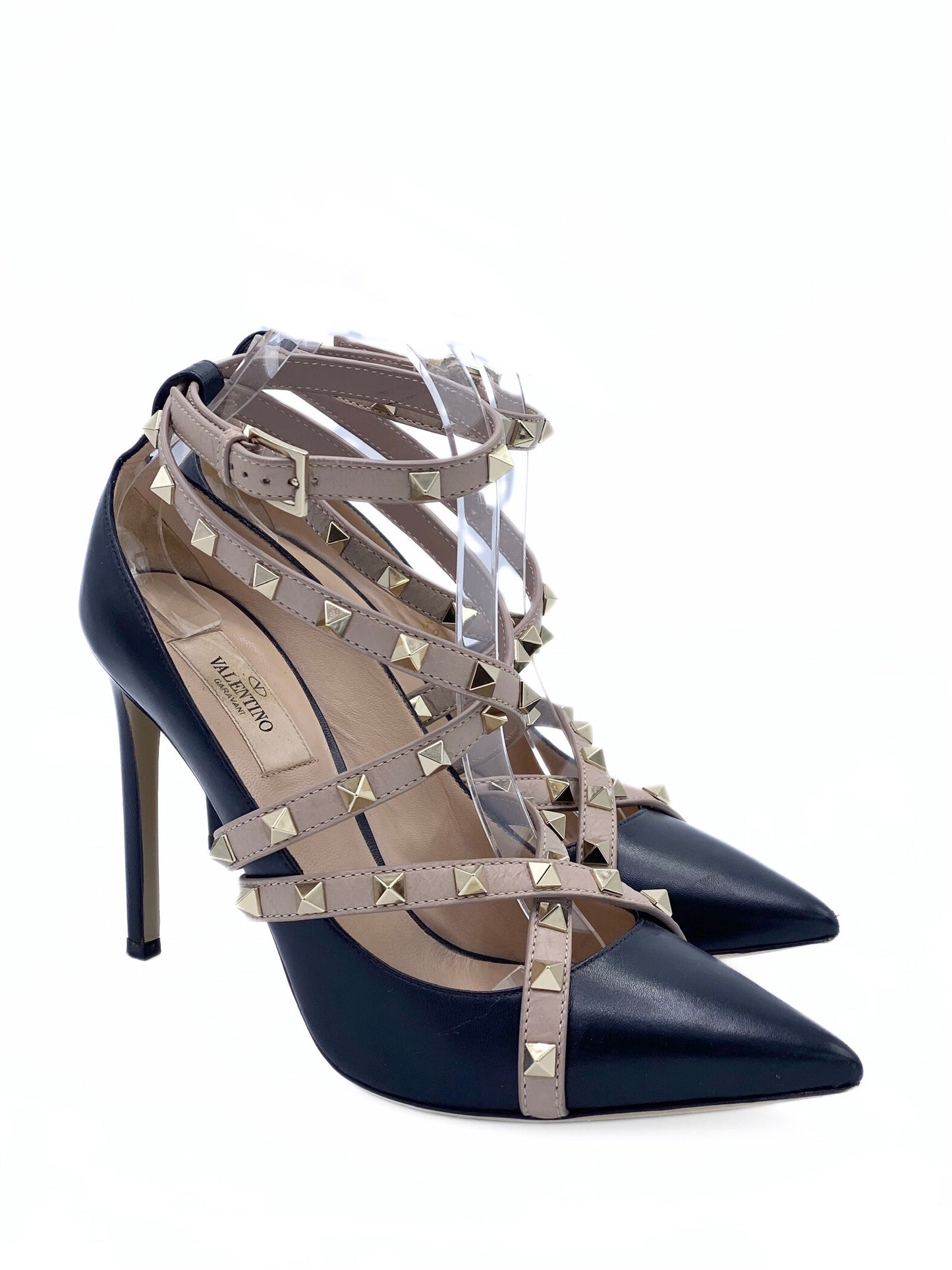 ⁠Sandalia Valentino Garavani Rockstud Ankle Strap (Eu 39.5)