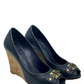 Pumps Peep-Toe Tory Burch Negros (38)