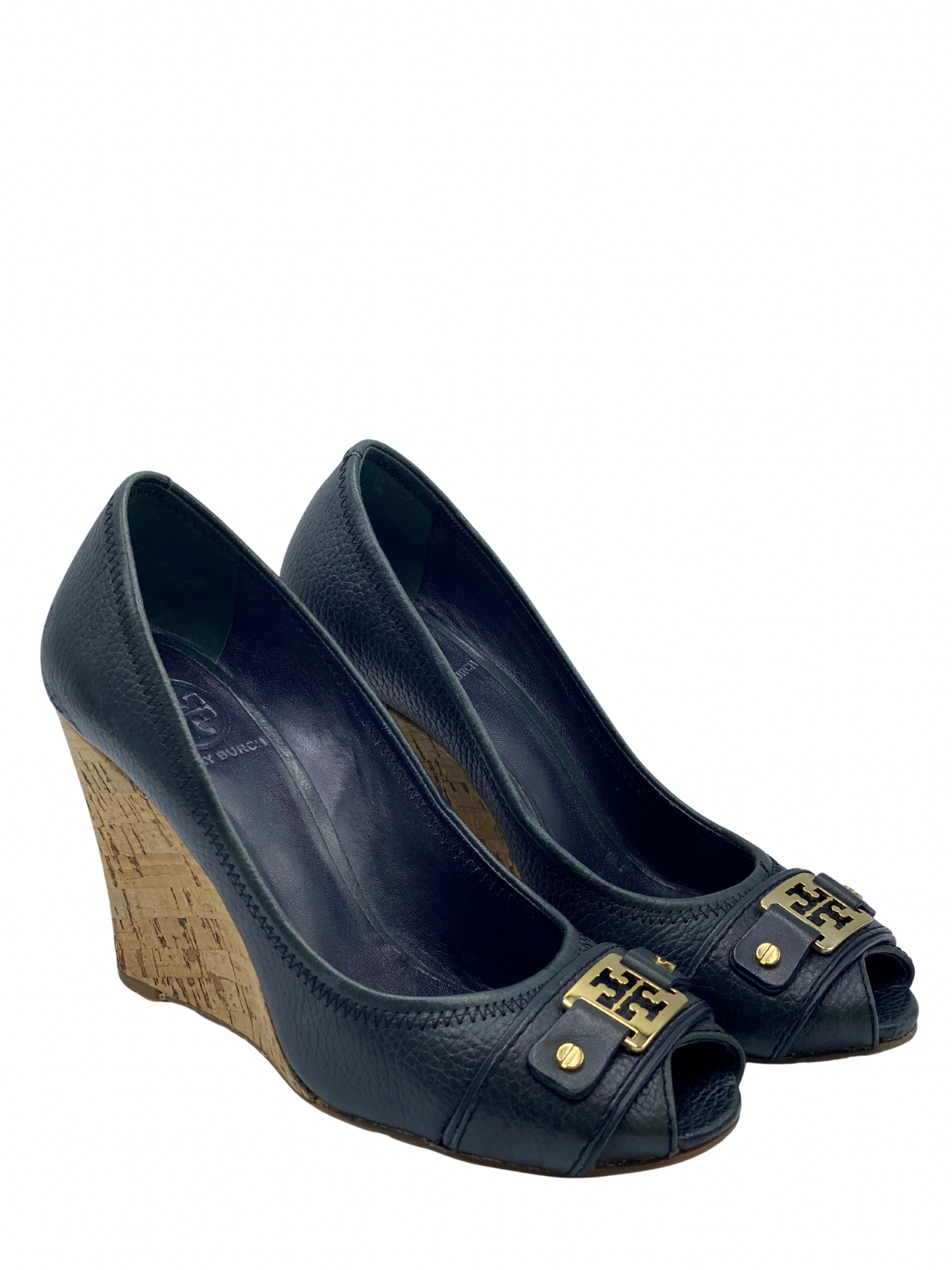 Pumps Peep-Toe Tory Burch Negros (38)